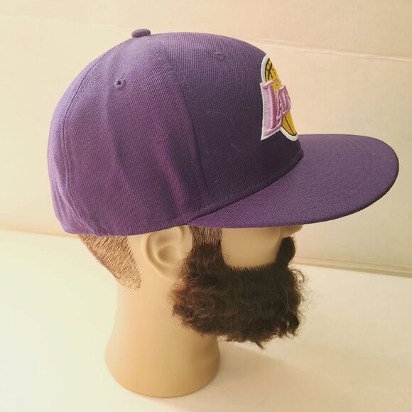 New Era 59Fifty Los Angeles Lakers Hardwood Classics Logo Hat Sz 7 3/8 - Picture 2 of 8
